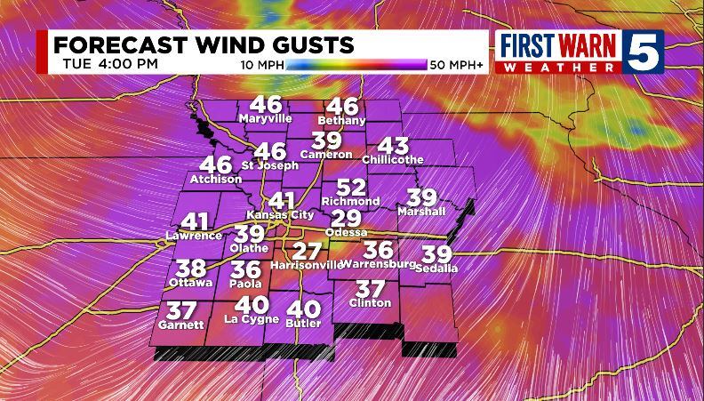 FIRST WARN WEATHER DAY: Storms with damaging winds, hail and tornadoes at risk for KC area - Vimarsana News