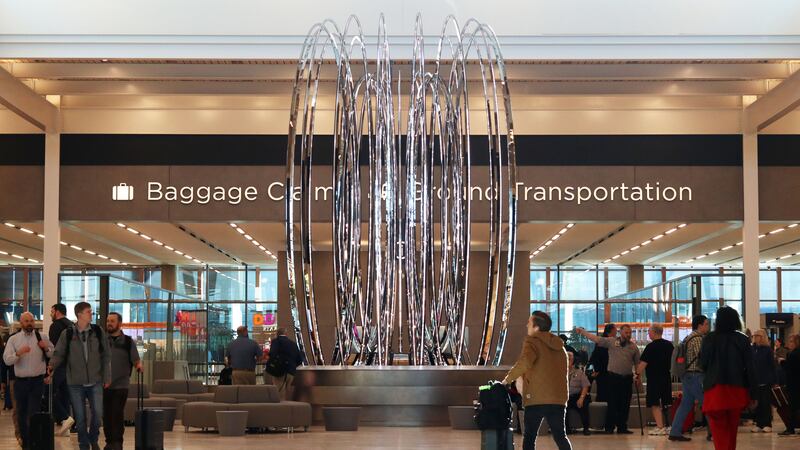 The new KCI terminal opened for the first time on Feb. 28, 2023.