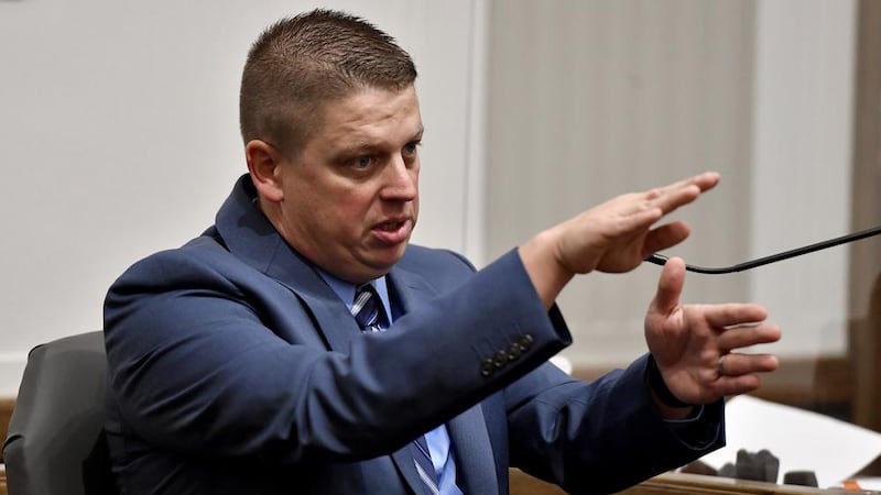 FILE - Eric DeValkenaere, a Kansas City, Mo., police detective, who shot and killed Cameron...