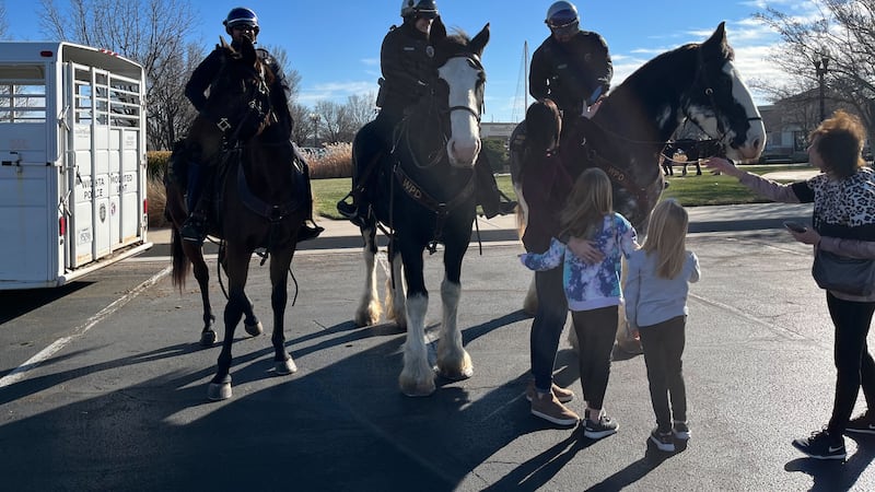 A photo of the Wichita Police Department’s Mounted Unit.
