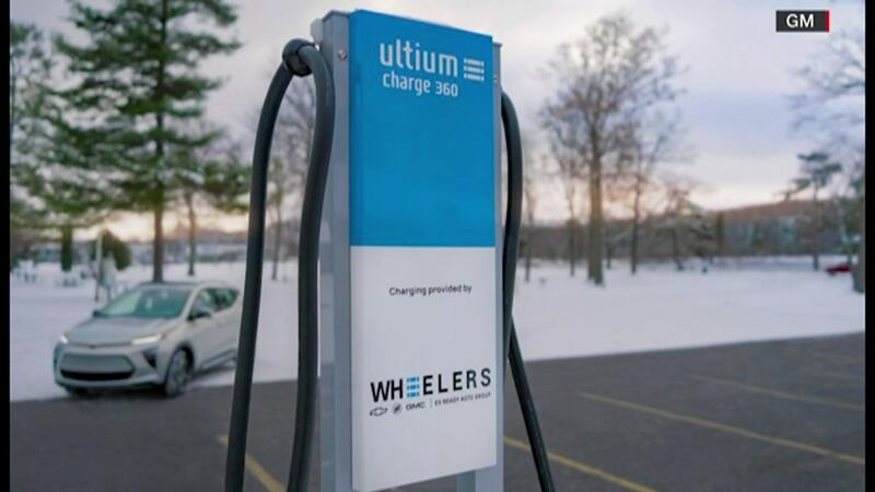 General Motors is planning to put thousands of electric vehicle chargers in rural America.