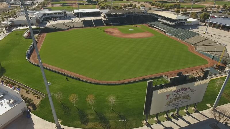 FILE: The Kansas City Royals will begin their 21st season in the Cactus League with a game...
