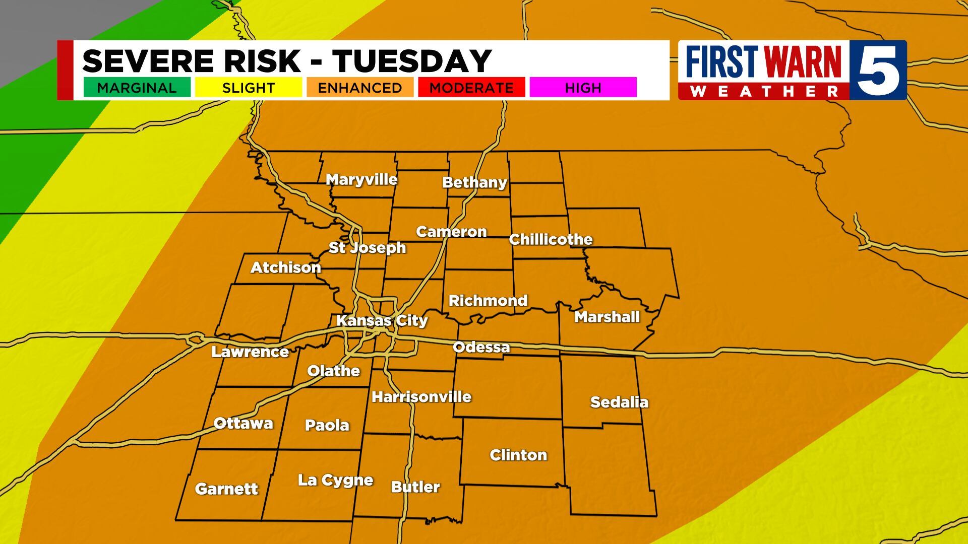FIRST WARN WEATHER DAY TUESDAY: Chance for strong storms late this evening - Vimarsana News