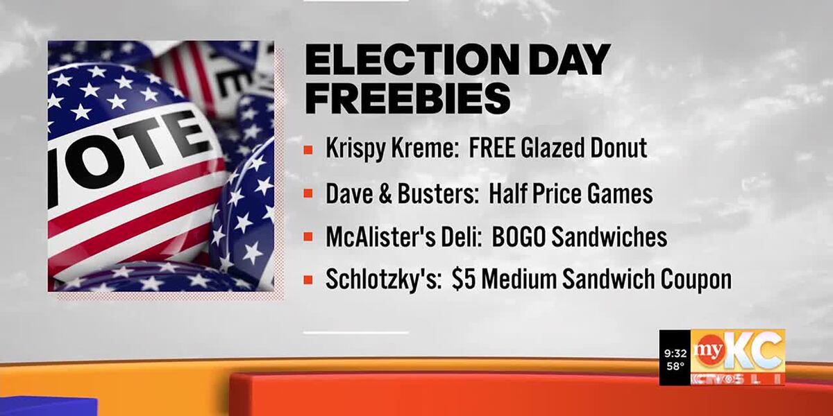 Election Day Freebies 2025
