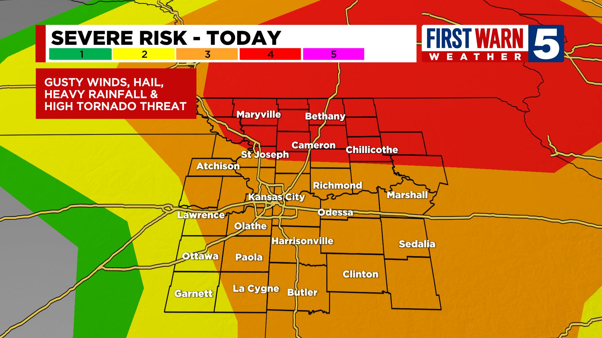 FIRST WARN WEATHER DAY: Tornado warning issued for Pettis and Henry counties - Vimarsana News