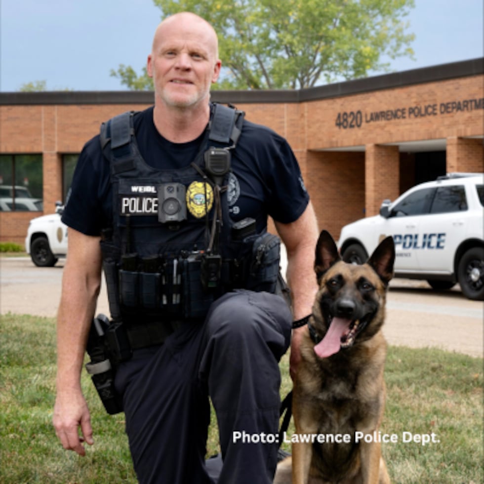 LAWRENCE, Kan. -- Lawrence Police Department released a picture to introduce its new Patrol...