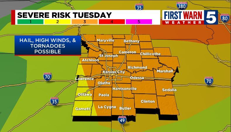 FIRST WARN WEATHER DAY: Strong to severe storms moving through midday Tuesday - Vimarsana News