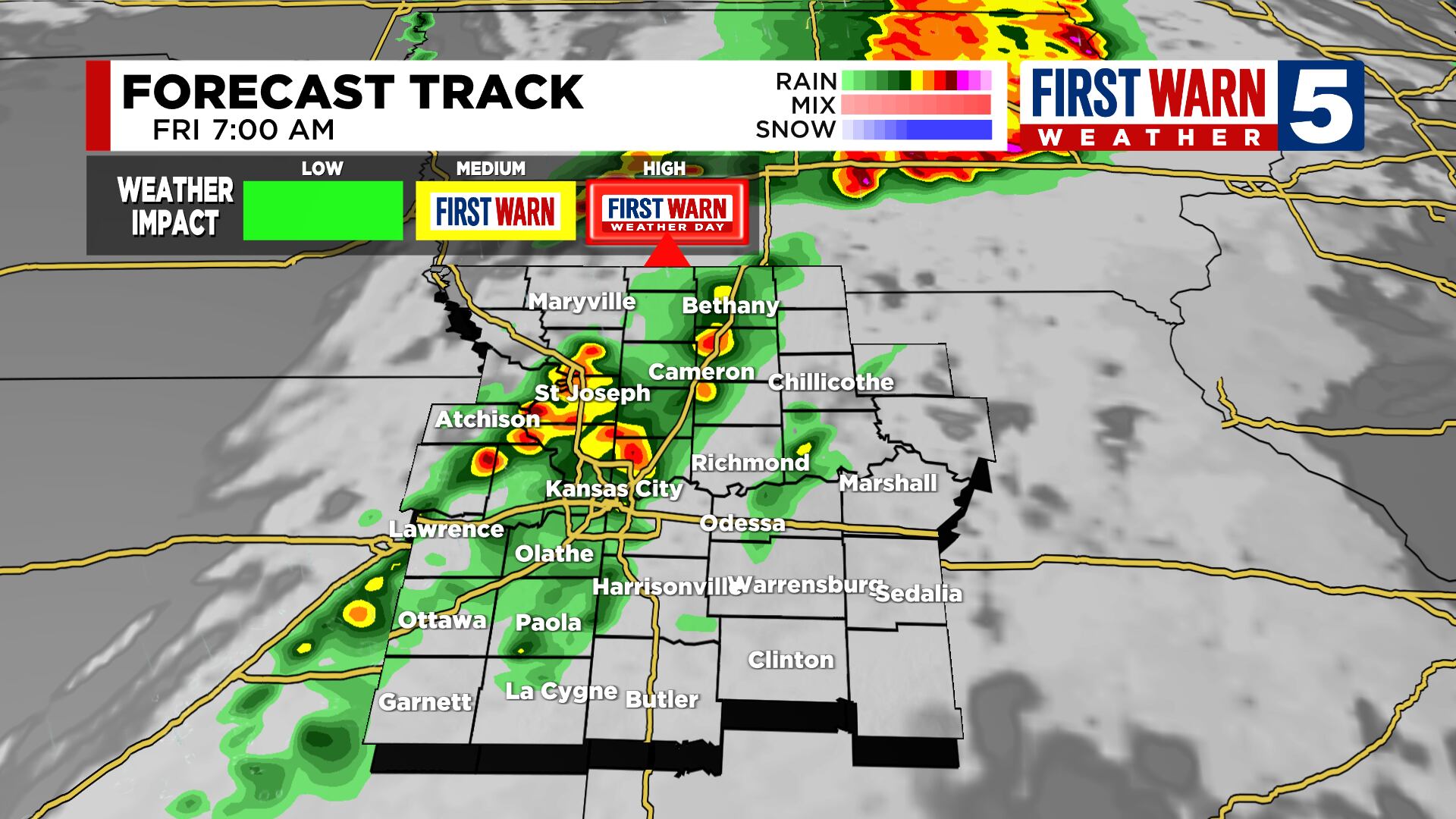 FIRST WARN WEATHER DAY declared for Friday morning - Vimarsana News